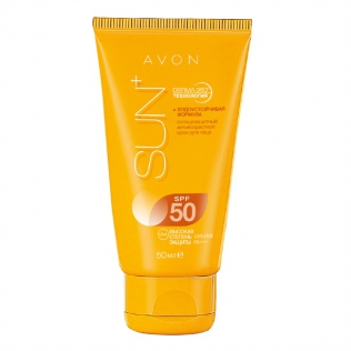Avon SUN+ Anti-aging krema za lice F 50 za osjetljivu kožu