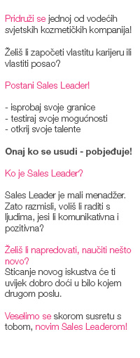 Avon, Postanite Sales Leader